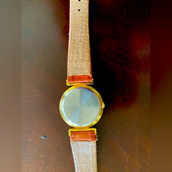 Peniel Quartz Swiss Parts Movt Watch with Genuine Leather Brown Wristband - Picture 4 of 4